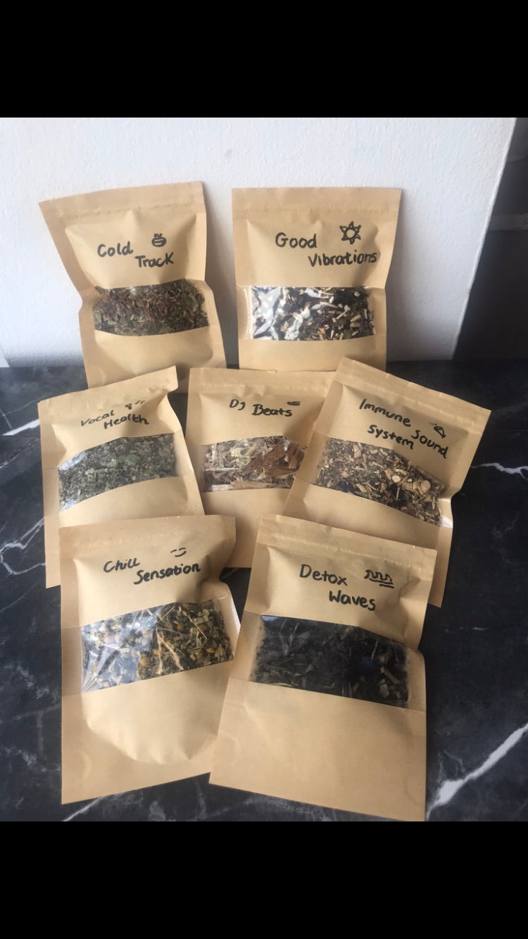 Herbal Tea Infusions (7 Bespoke Blends)